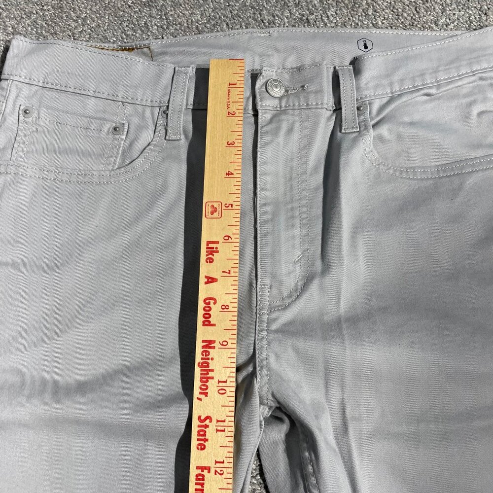 Levi's 502 Tapered Pants, Light Gray, Men's Size 33x30 - Picture 3 of 7